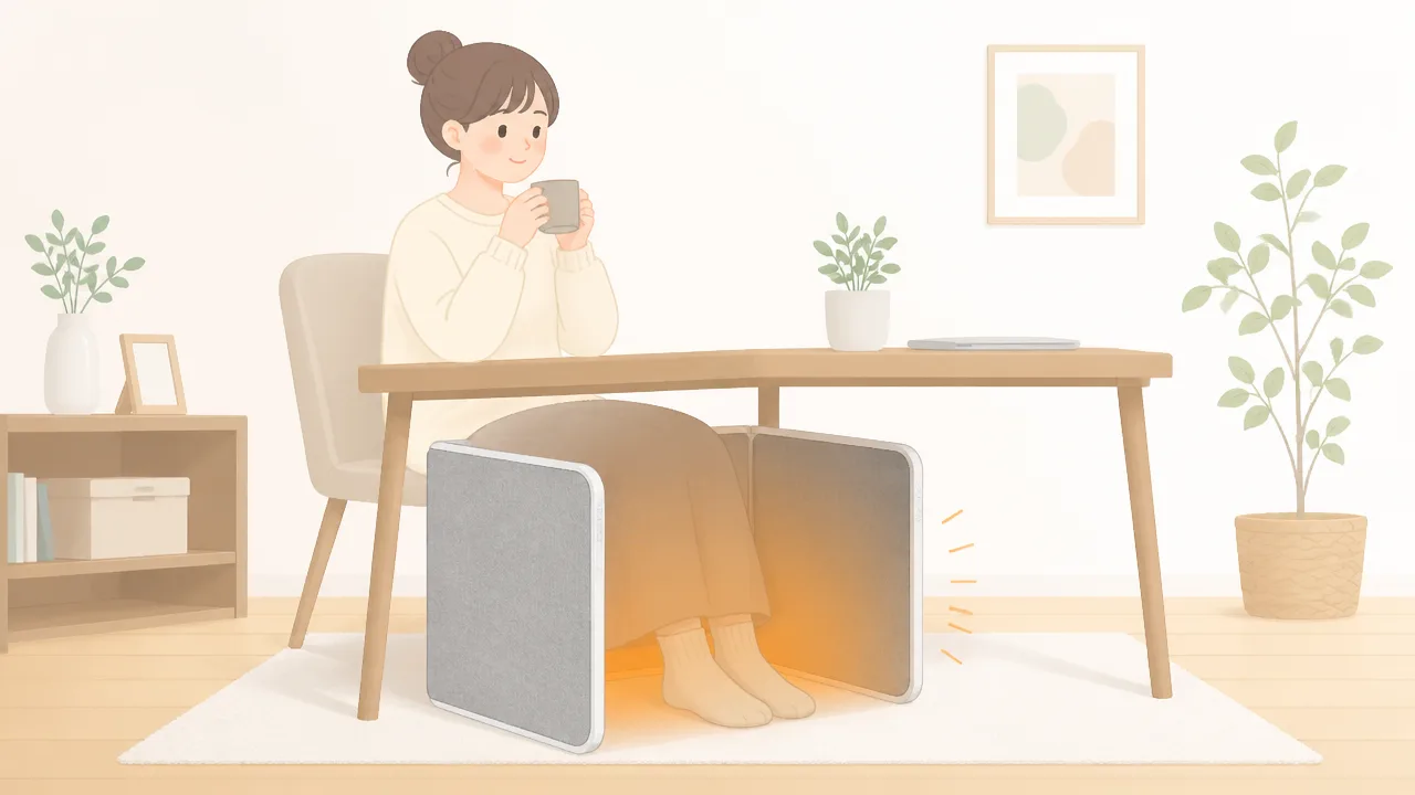 ヌーク パネルヒーターの口コミは?暖かさや電気代、使いやすさを紹介